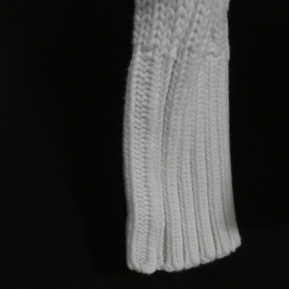 L.O.G.G. By H&M | small | Ivory Cable Knit Shawl Collar Sweater - Picture 6 of 14